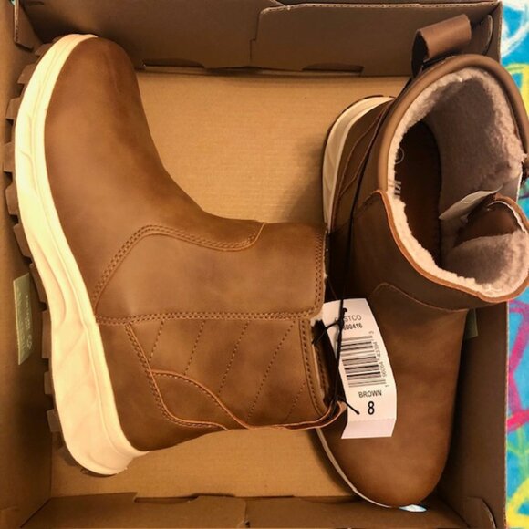 Khombu Dusk Ladies  All Weather Boot, Brown Size 8 - Picture 5 of 5